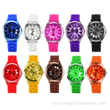 New Boys Girls Silicone Jelly Quartz Wrist Watch